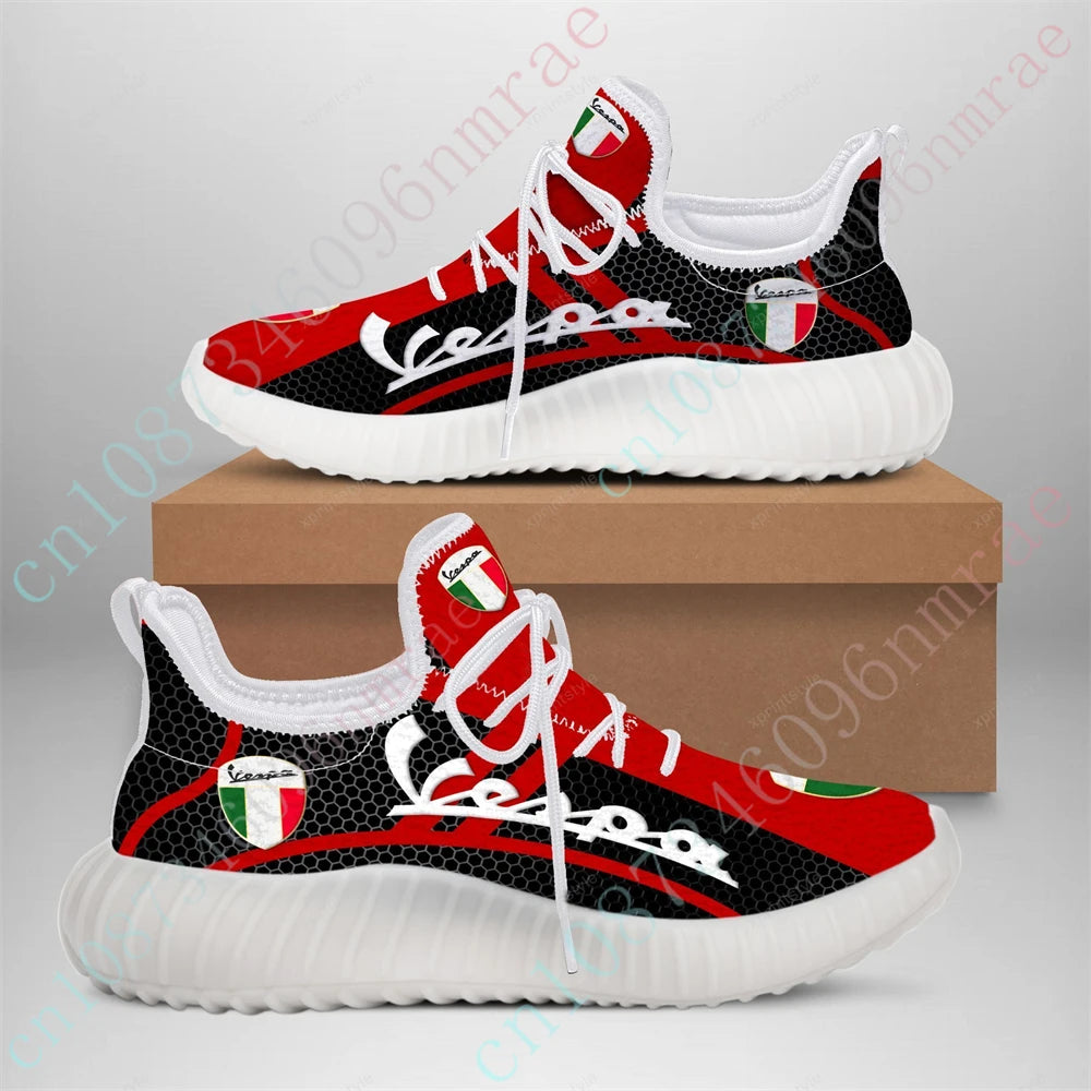 Vespa Sports Shoes For Men Lightweight Male Sneakers Big Size Men's Sneakers Unisex Tennis Casual Running Shoes Custom Logo