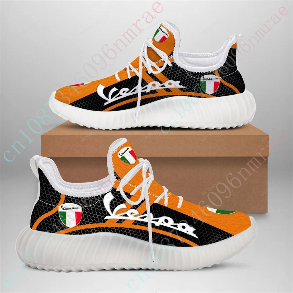 Vespa Sports Shoes For Men Lightweight Male Sneakers Big Size Men's Sneakers Unisex Tennis Casual Running Shoes Custom Logo