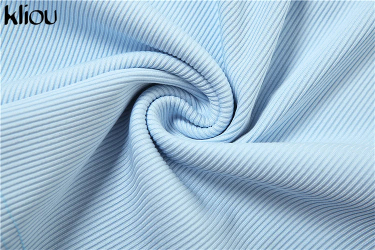 kliou Casual Basic Women 2 Piece Set Concise Summer Macthing Outfits Short Sleeve O-neck Fitness Tees+Maxi Skirt Hipster Suits