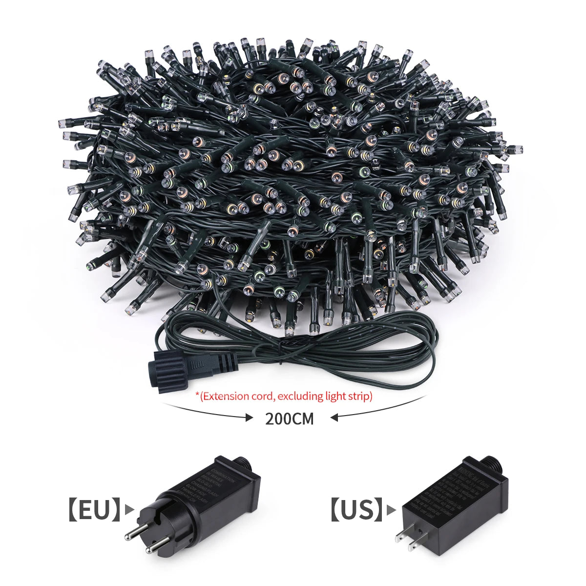 High Bright Twinkle Star LED String Fairy Lights Waterproof 220V 110V Garden Wedding Christmas Outdoor Patio Garland Decoration